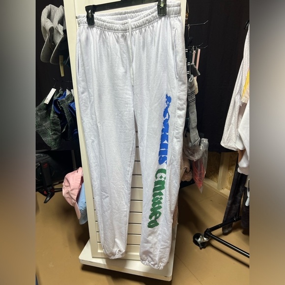 Designs Unlimited White Joggers- Size Large - Picture 1 of 6